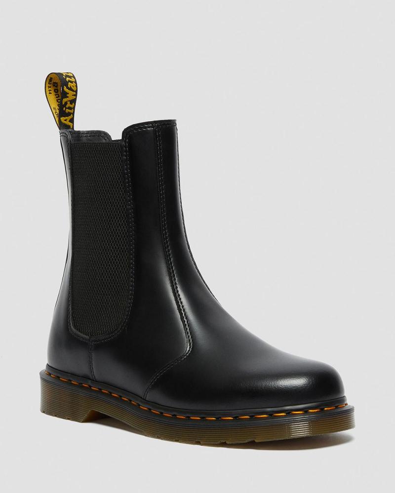 Dr Martens 2976 Hi Smooth Lær Ankelstøvletter Dame Svarte | Norge 79SGL